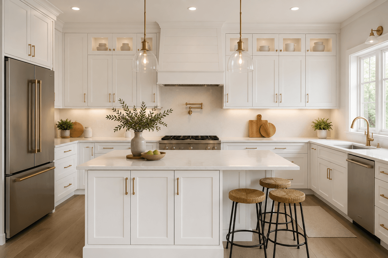 White Shaker Kitchen Cabinet Styles